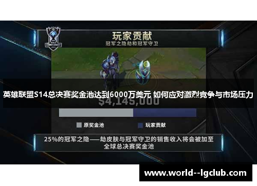 英雄联盟S14总决赛奖金池达到6000万美元 如何应对激烈竞争与市场压力